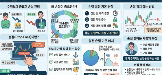 코인 선물 손절(Stop Loss) 설정 방법 – 초보가 반드시 알아야 할 기준